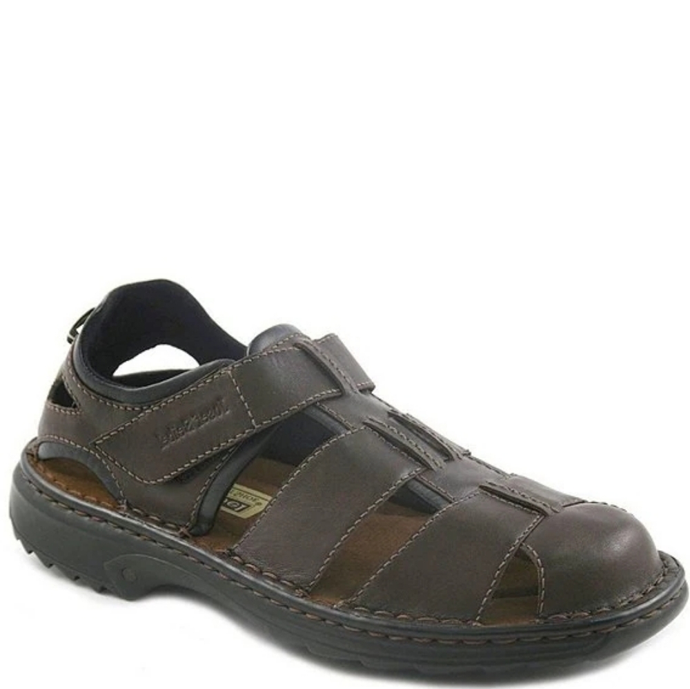 NWOB Josef Seibel Leather Men's Jeremy Fisherman Sandals Size 9/9.5